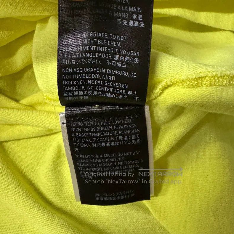 Balenciaga Balenciaga Neon Green Short-Sleeve T-Shirt Size US S / EU 44-46 / 1 - 4 Thumbnail