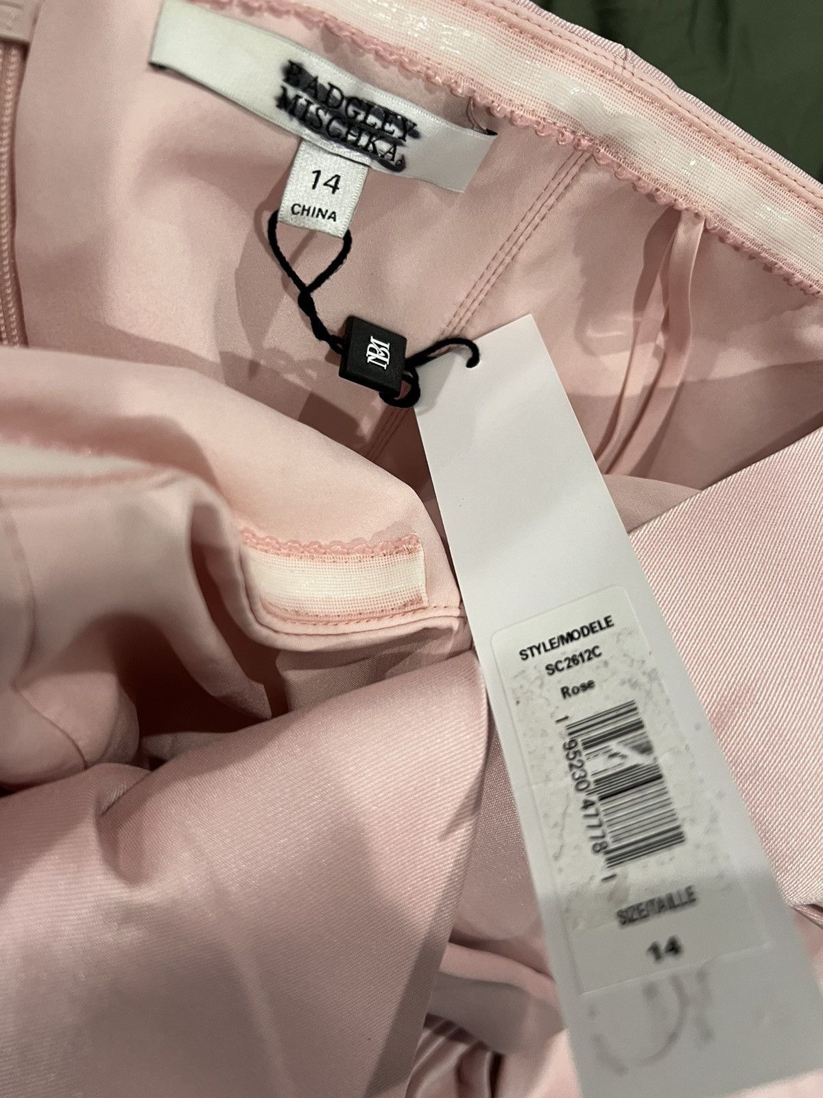 $395 Badgley Mischka Bow Cocktail Dress 14