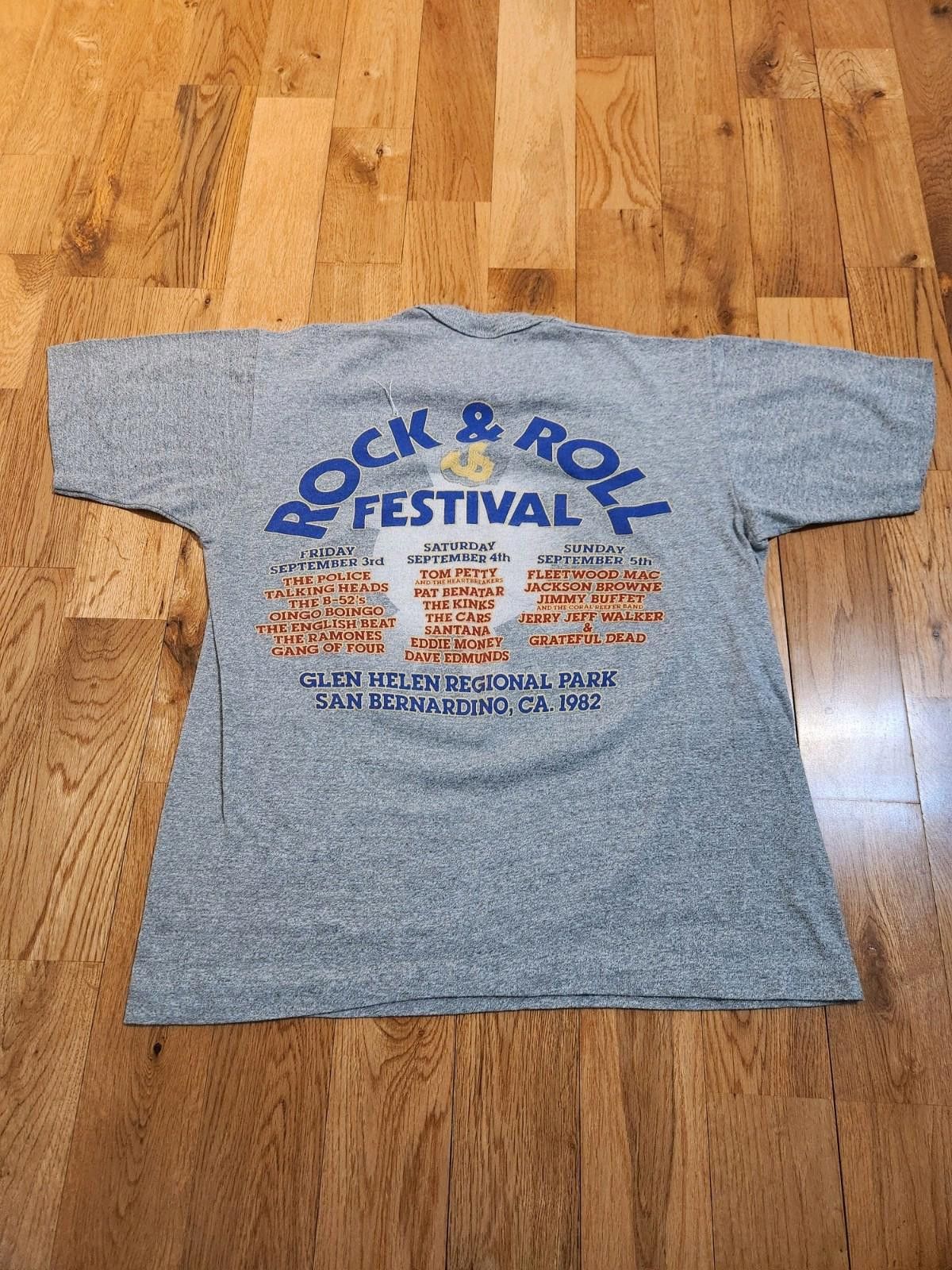 Designer VTG 80s US Festival Rock & Roll Festival San Bernardino M Size ONE SIZE - 5 Thumbnail