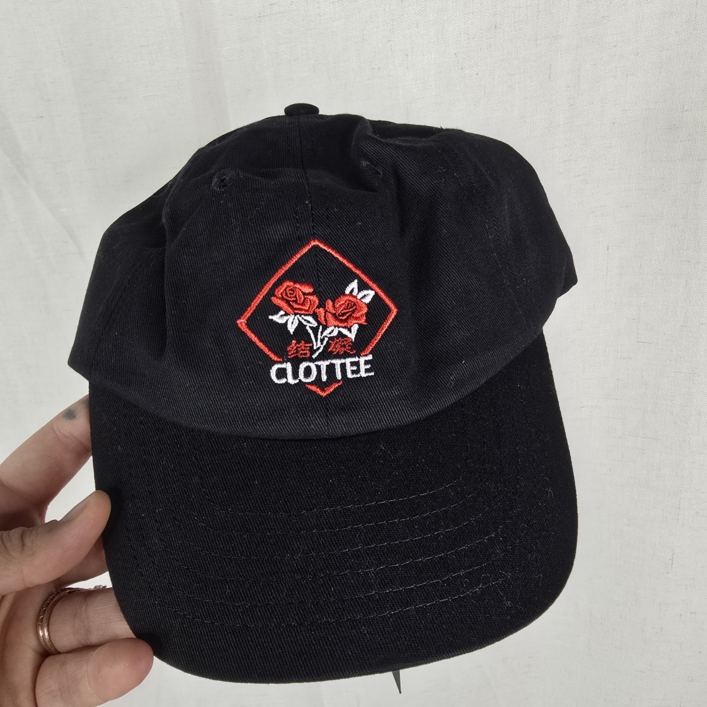 CLOT × Japanese Brand Clottee By Clot Black Rose Dad Mens Hat Size ONE SIZE - 1 Thumbnail