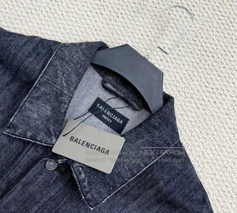Balenciaga Balenciaga Distressed Denim Jacket SS24. Size US M / EU 48-50 / 2 - 3 Thumbnail