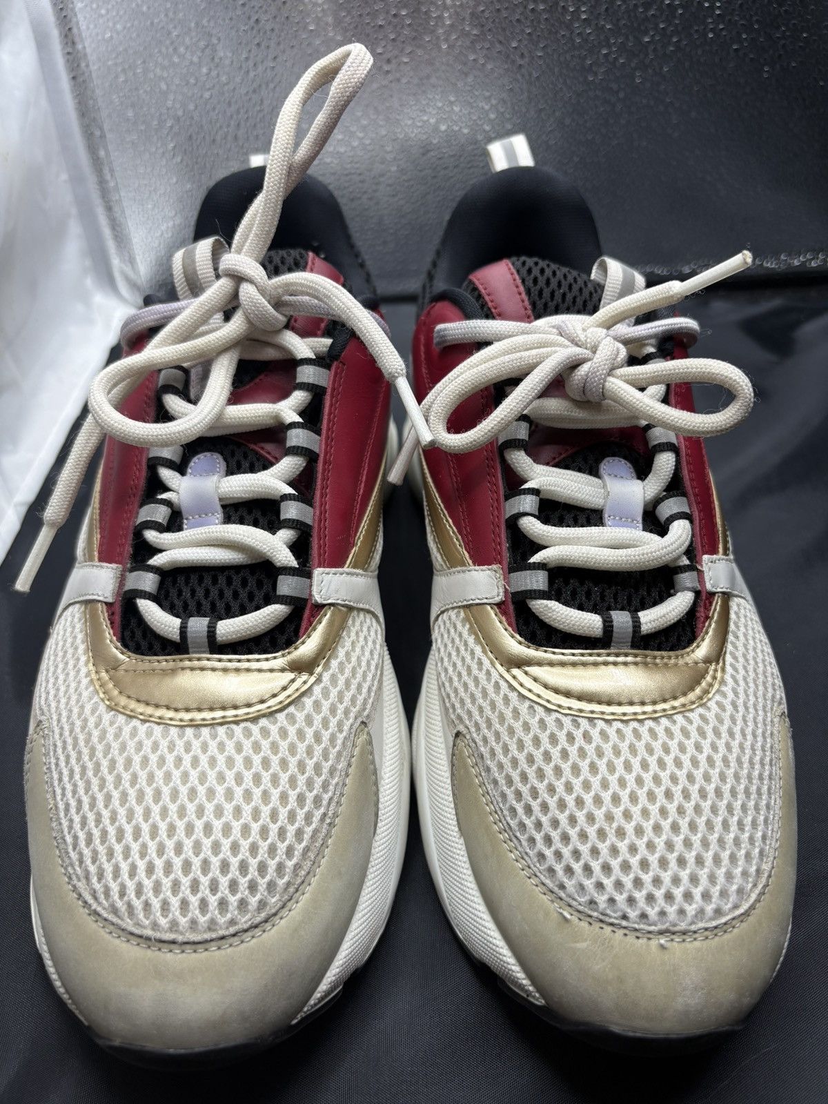 Dior Dior B22 Burgundy Gold Size US 12 / EU 45 - 4 Thumbnail
