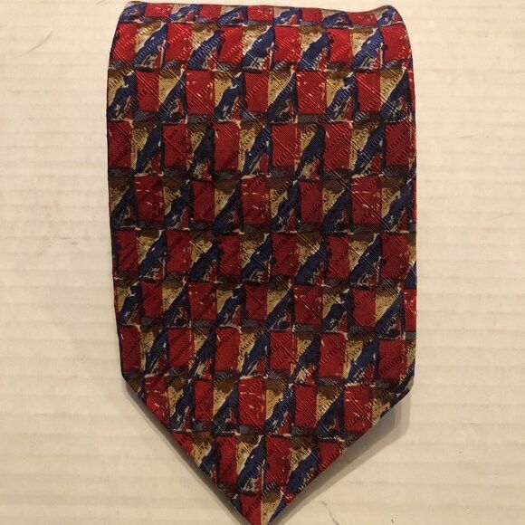 Other ferrell reed for NORDSTROM men's silk tie 3 3/4" X 57 1/2" Size ONE SIZE - 1 Thumbnail