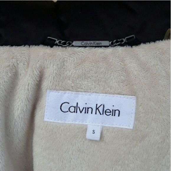 Calvin Klein Calvin Klein Puffer Jacket Coat Sz S Chocolate Faux Fur Lini Size S / US 4 / IT 40 - 2 Thumbnail