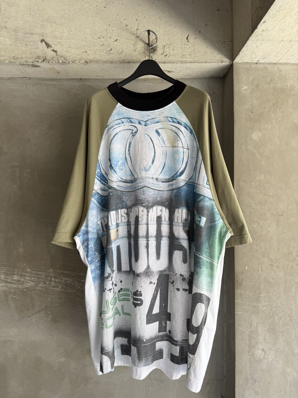 Alyx 1017 ALYX 9SM 23AW Mark Flood Oversized Raglan T-Shirt Size US S / EU 44-46 / 1 - 1 Thumbnail