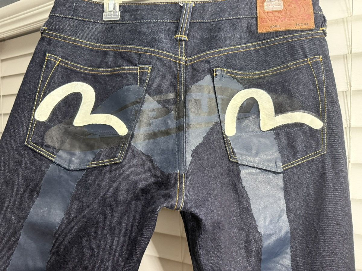 Playboi Carti Evisu x Opium ComplexCon Exclusive Japan Raw Denim Size US 33 - 5 Thumbnail
