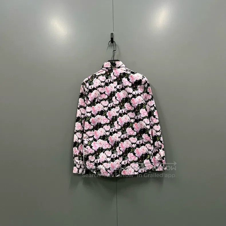 Givenchy Givenchy Size38 Floral Full Print Long Sleeve Shirt Size US M / EU 48-50 / 2 - 2 Thumbnail