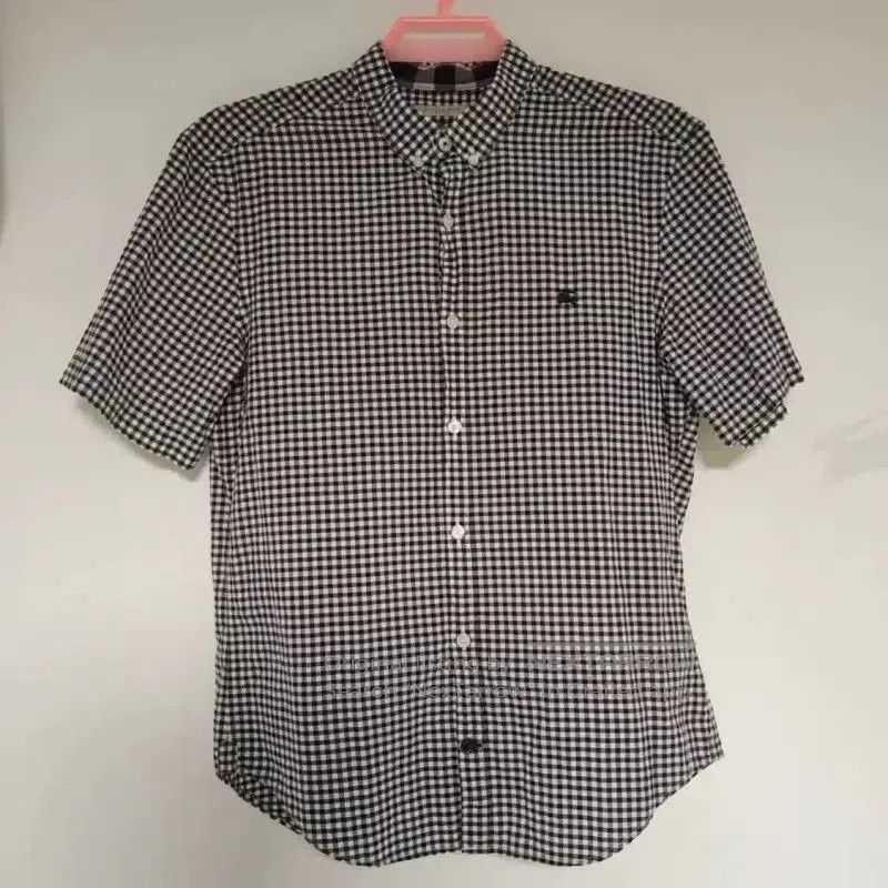 Burberry Burberry Gray Check Summer Shirt. Size M / US 6-8 / IT 42-44 - 1 Thumbnail
