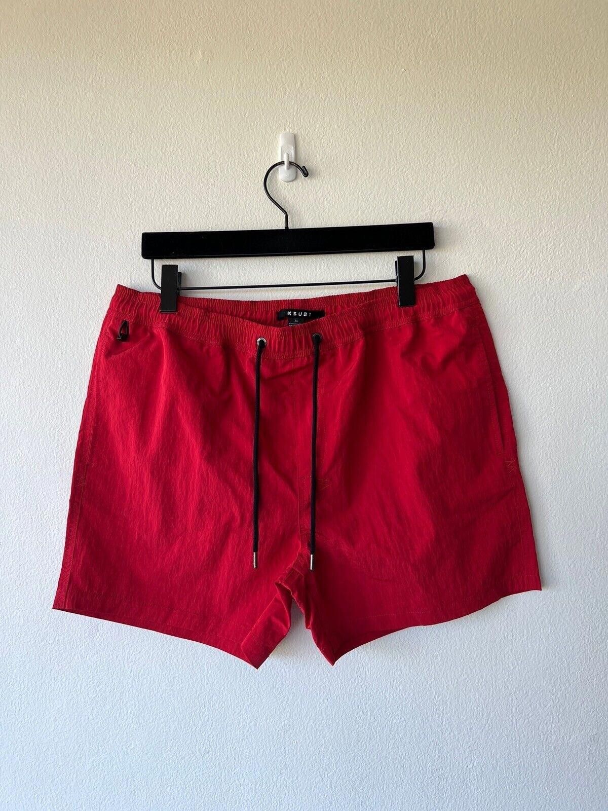 Ksubi new Ksubi extra large 36 38 boardshort shorts swim red Size US 36 / EU 52 - 1 Thumbnail