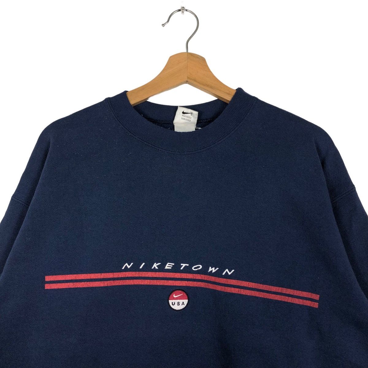 Nike 🔥90’s Vintage Nike Town USA Centre Logo Sweatshirt Big Logo Size US M / EU 48-50 / 2 - 3 Thumbnail