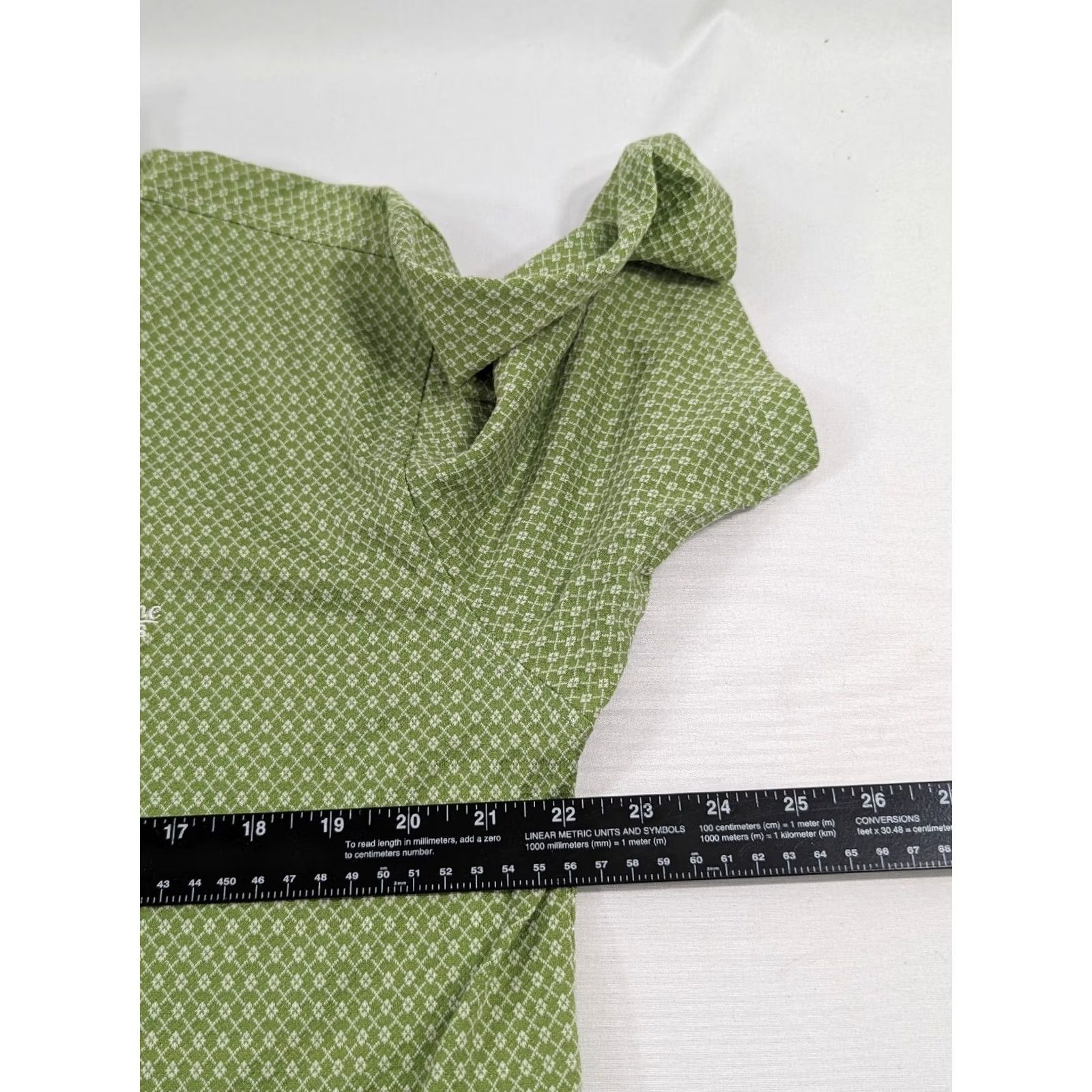 Vintage VINTAGE Earlywine Club Polo Sh​irt Striped Supima Cotton Green Geometric Shag Polo Pullover M Adults Mens Golf Size US M / EU 48-50 / 2 - 6 Thumbnail