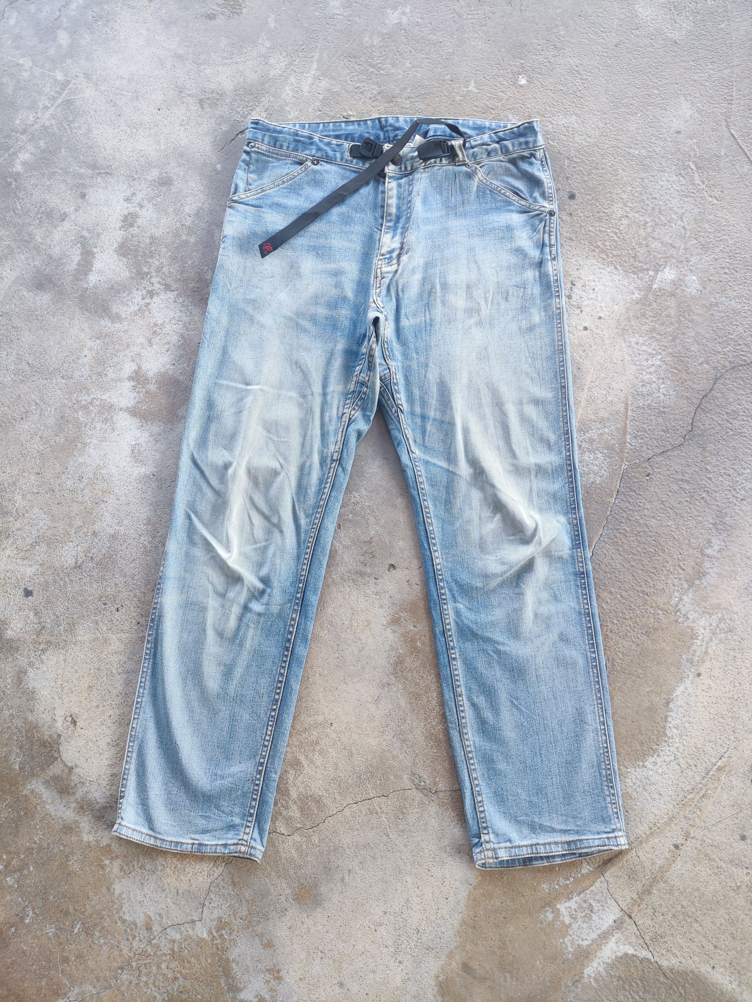 Gramicci Vintage Gramicci Brand Ripped Faded Denim Pants Size US 34 / EU 50 - 1 Thumbnail