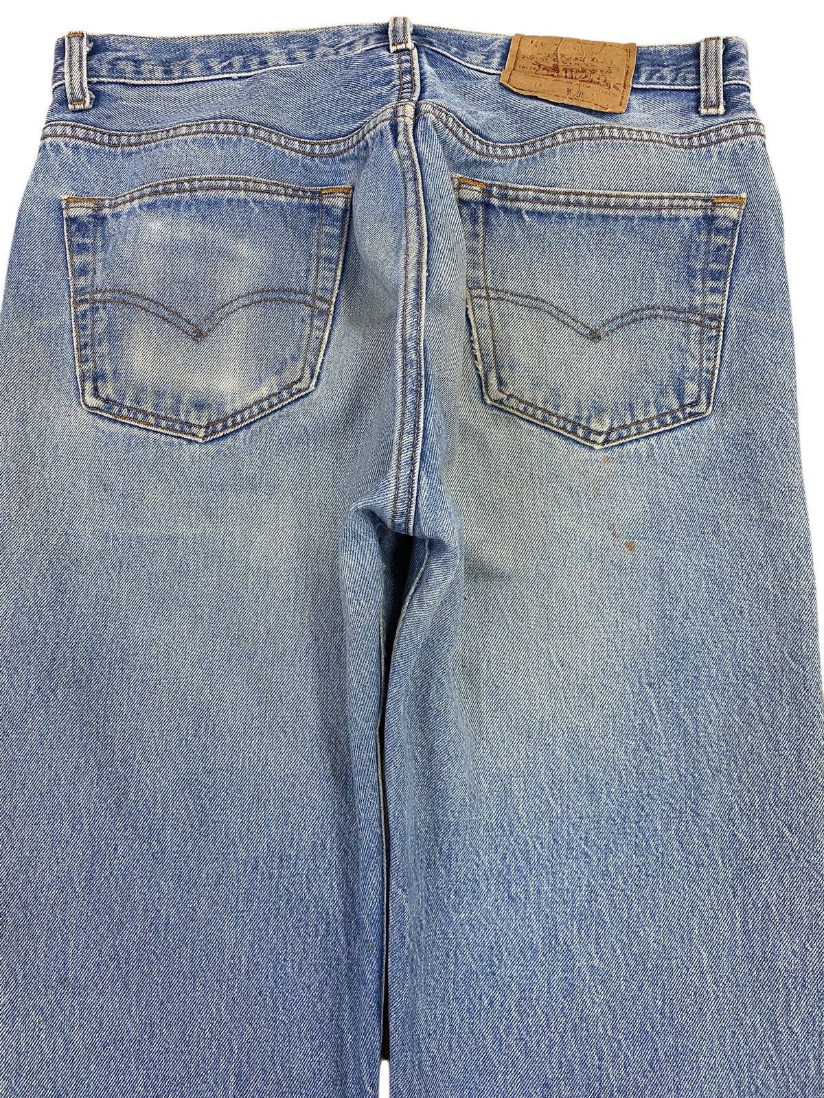 Levi's Levi’s Faded Wash Whiskered Style Straight Leg Jeans Size US 32 / EU 48 - 4 Thumbnail