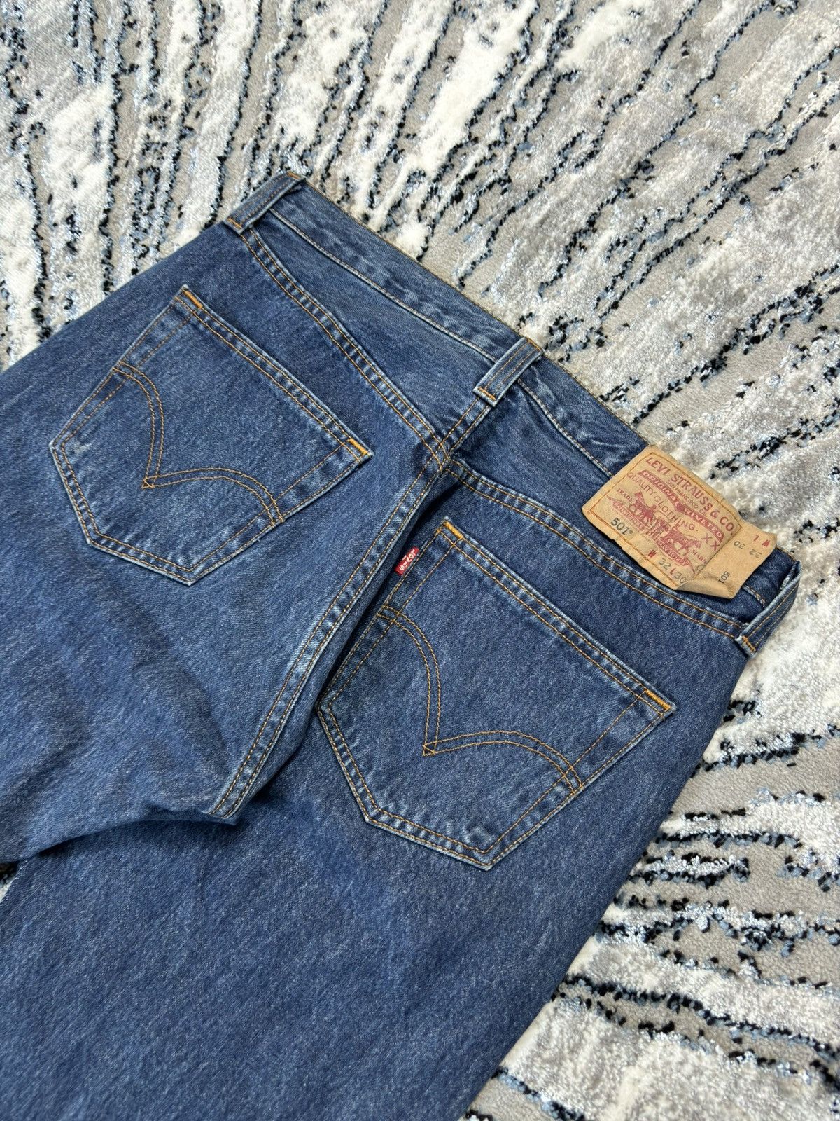 Levi's Vintage Levi’s 501 Denim Jeans Pants Casual drip drill boxy Size US 32 / EU 48 - 3 Thumbnail