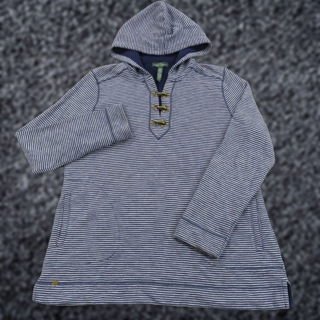 Ralph Lauren VINTAGE Ralph Lauren Hoodie Women Small Brass Lobster Clasp Pullover Sweater Mariniere Size S / US 4 / IT 40 - 1 Thumbnail