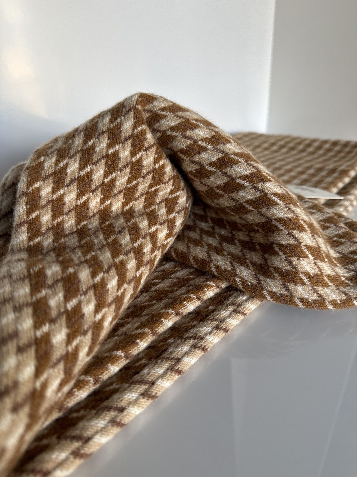Hermes HERMĒS Paris Houndstooth Scraf Size ONE SIZE - 5 Thumbnail