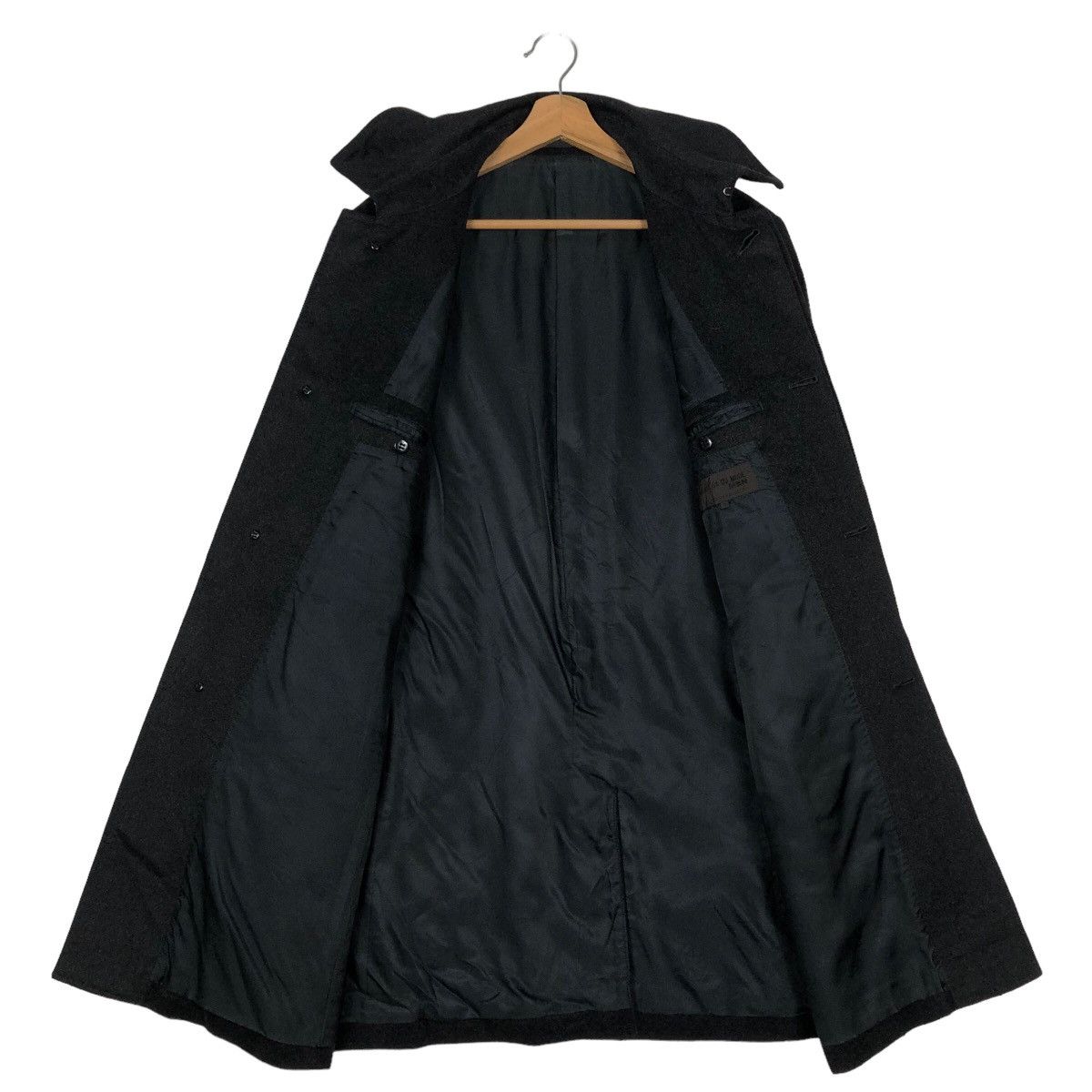 Japanese Brand 🔥Vintage Long Jacket Rich Black Comme Ca Ism Issey Miyake Size US M / EU 48-50 / 2 - 10 Thumbnail