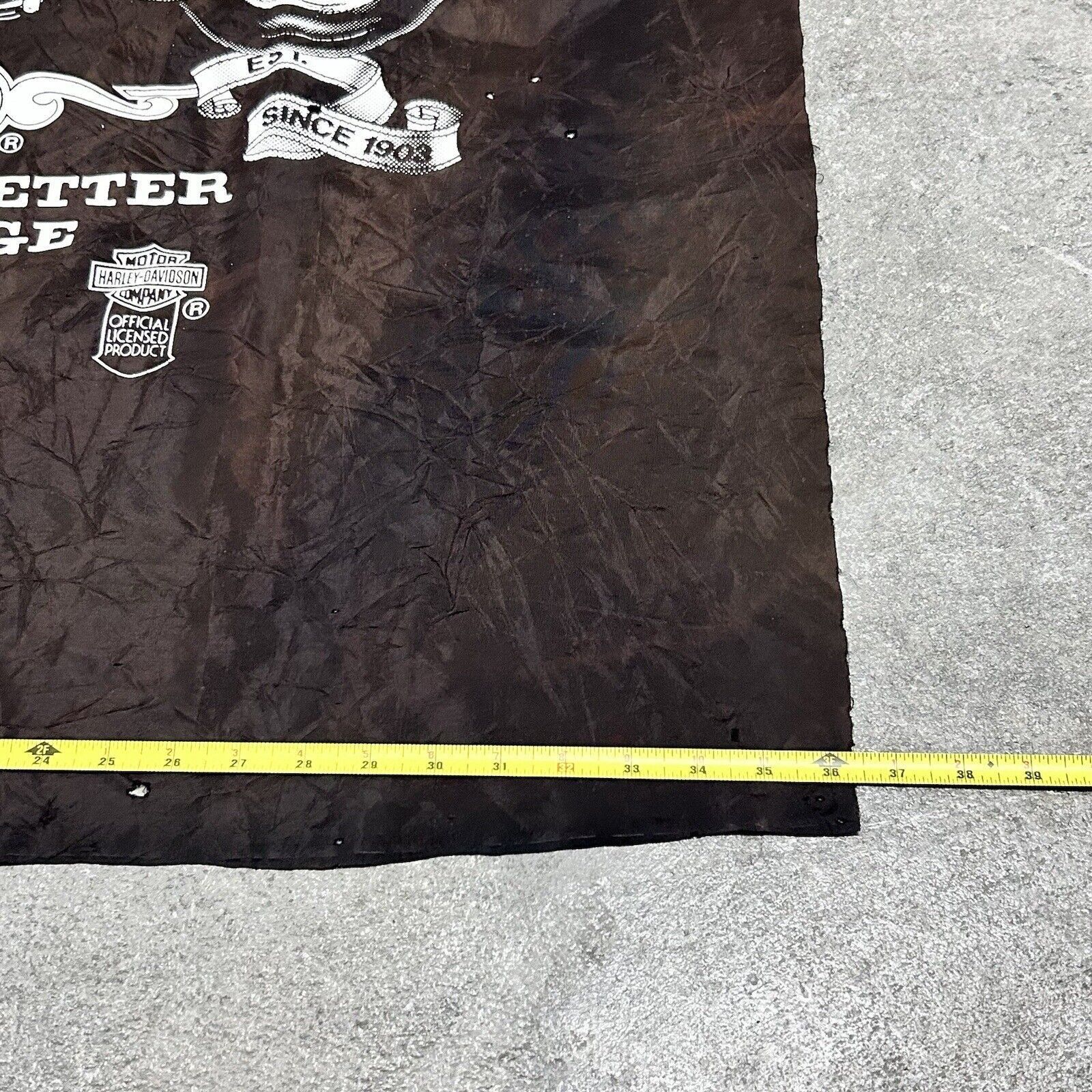 Harley Davidson × Vintage Vintage 80s Harley Davidson Advertising Biker Flag Banner Size ONE SIZE - 6 Thumbnail