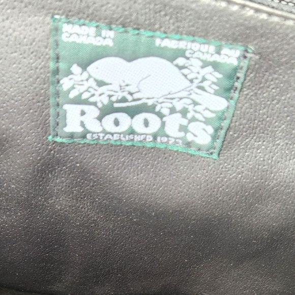 Roots Roots Black Leather Messenger Bag Size ONE SIZE - 10 Thumbnail