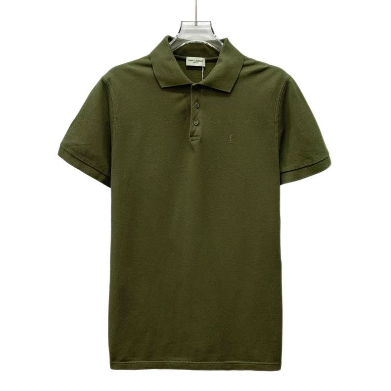 Polo Ralph Lauren POLO RALPH LAUREN Army green logo embroidered cotton lapel Size XS / US 0-2 / IT 36-38 - 1 Thumbnail