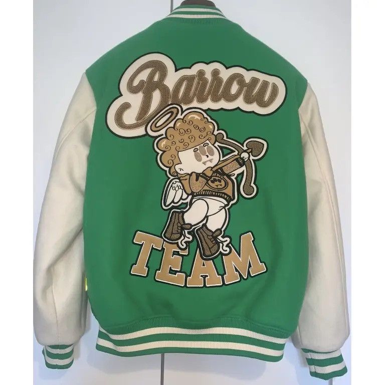 Barrow Barrow Wool Varsity Jacket Green Size US S / EU 44-46 / 1 - 2 Thumbnail