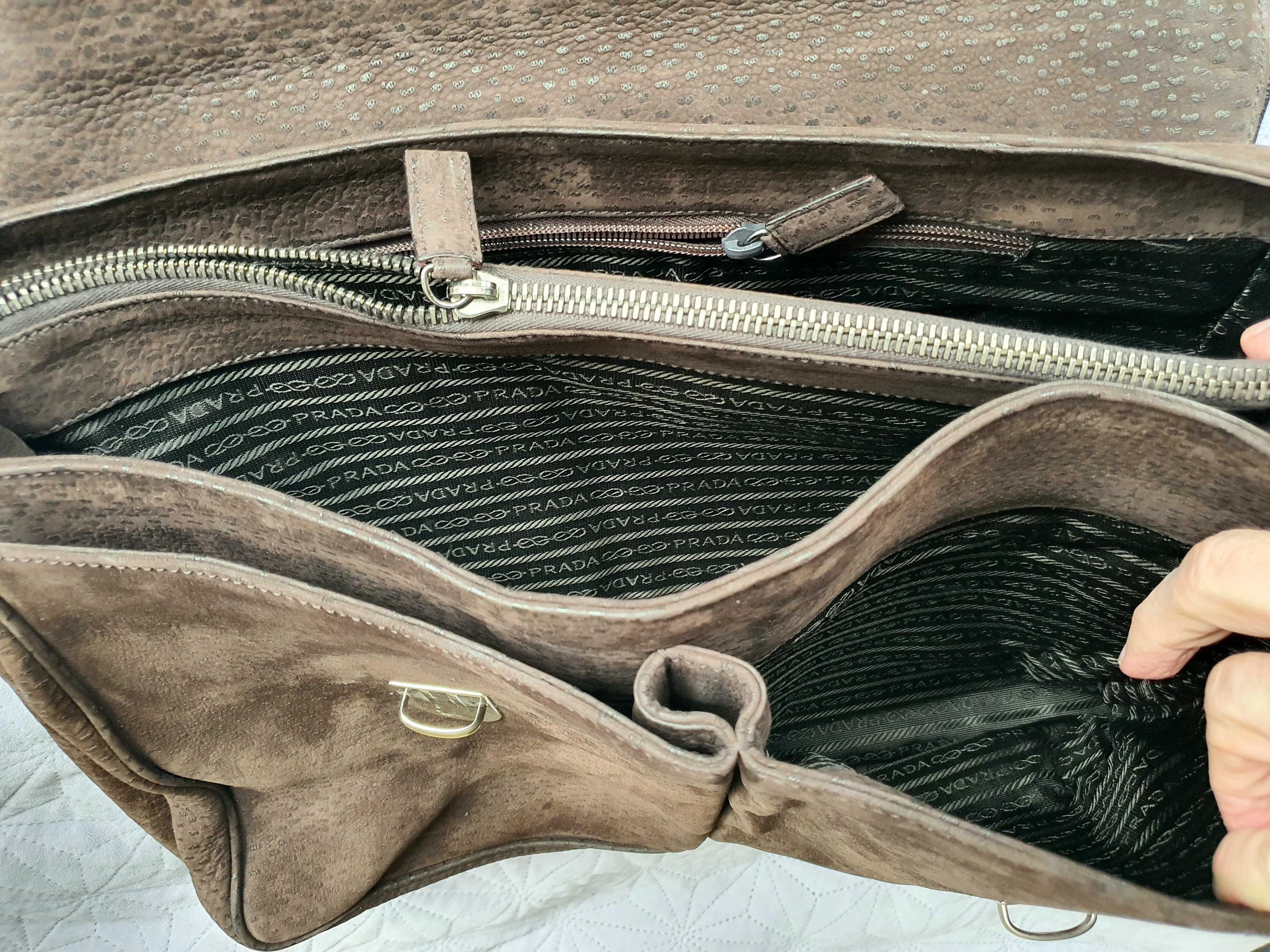 Prada Prada Leather Calfskin Bag Size ONE SIZE - 7 Thumbnail