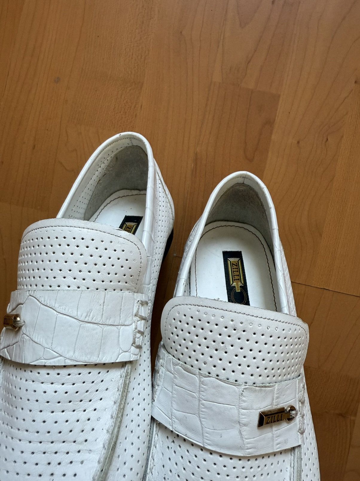 Vintage × Zilli Zilli Crocodile loafers Luxury shoes Size 40 Size US 7.5 / EU 40-41 - 8 Thumbnail