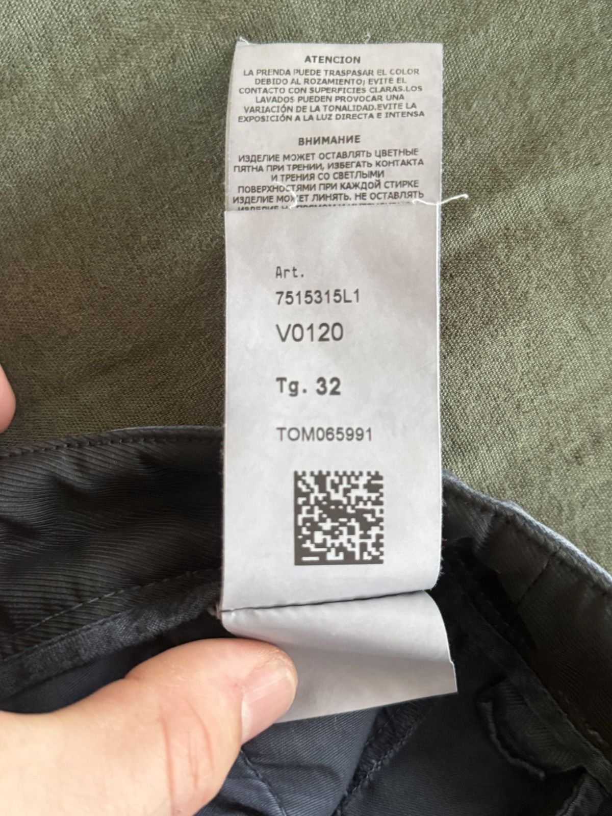 Stone Island Stone Island Broken Twill Patch Regular Chino Size US 32 / EU 48 - 10 Thumbnail