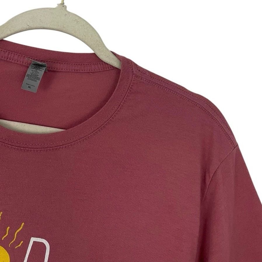Next Level Apparel Next Level Apparel Pink Top of the Mornin Graphic Tee Size XL / US 12-14 / IT 48-50 - 3 Thumbnail