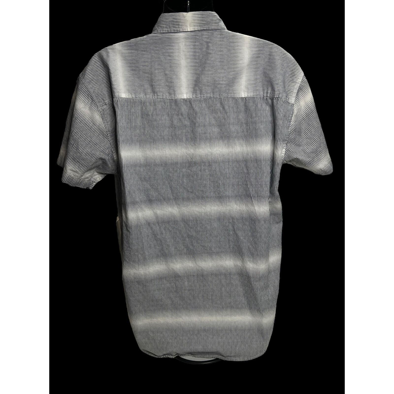 Zoo York Zoo York Short Sleeve Button Up Shirt White Black Striped Size US XXL / EU 58 / 5 - 2 Thumbnail
