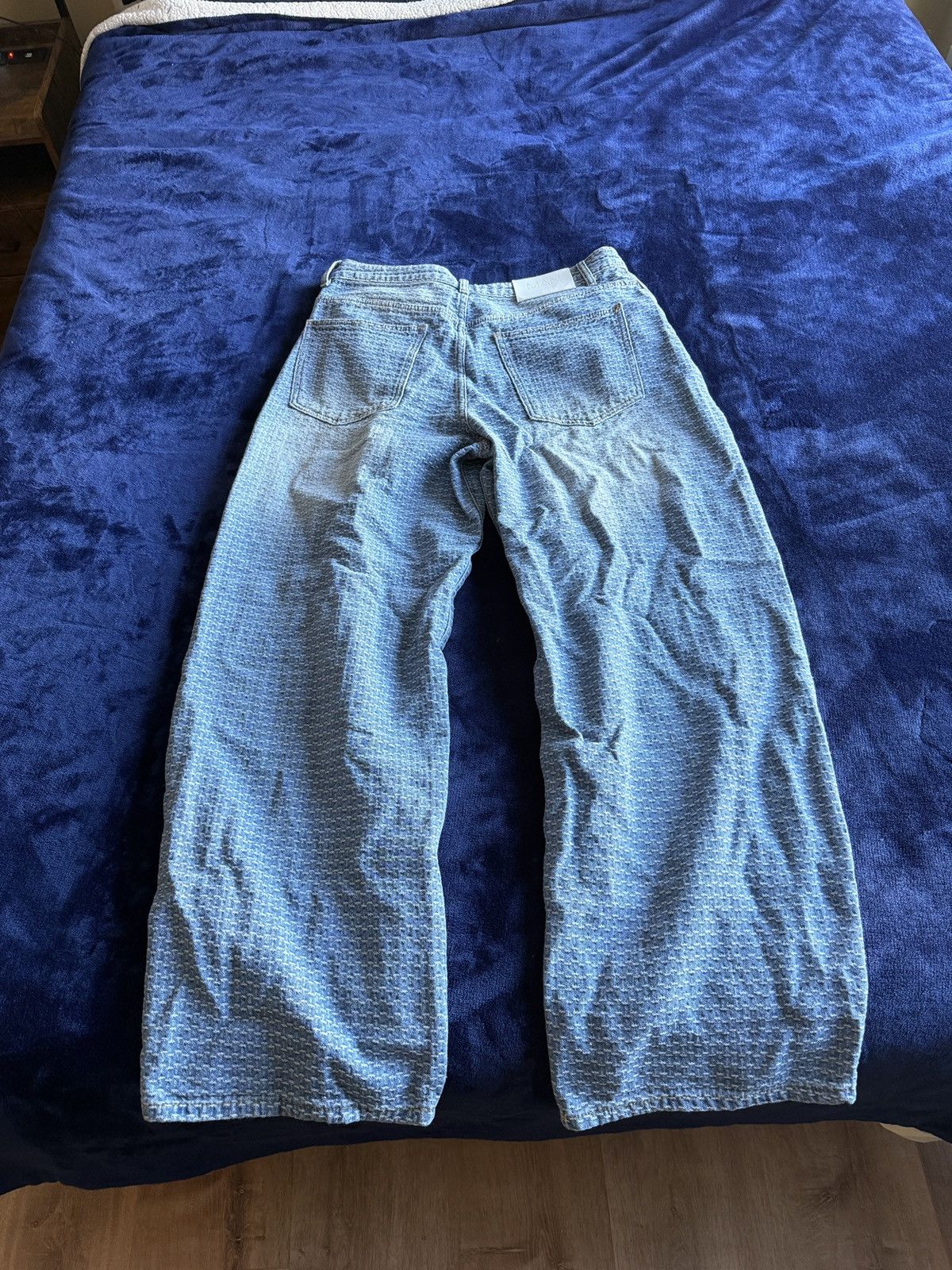 Other Blue Textured Jeans 32x32 Size US 32 / EU 48 - 5 Thumbnail