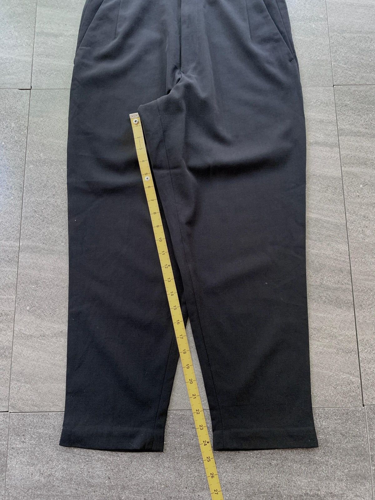 Yohji Yamamoto FREE TAX! Ys Wool Balloon Cropped Trousers Size US 30 / EU 46 - 14 Thumbnail