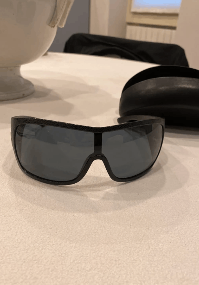 Prada PRADA Sunglasses SPR05H Wrap Shield Mask Symbole Sport Size ONE SIZE - 4 Thumbnail