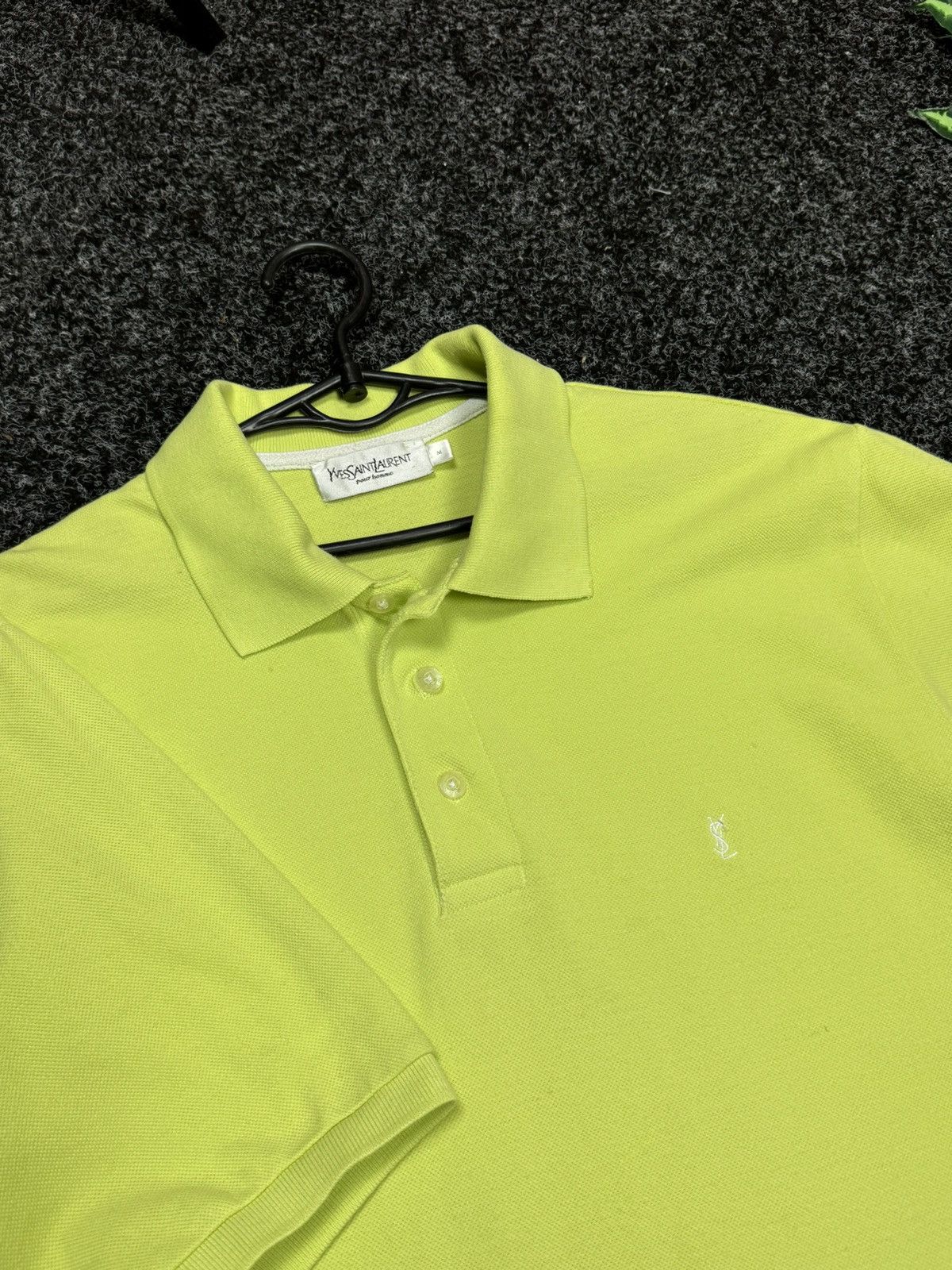 Vintage × Yves Saint Laurent Polo YSL Yves Saint Laurent Luxury Vintage Shirts Size M Size US M / EU 48-50 / 2 - 18 Thumbnail