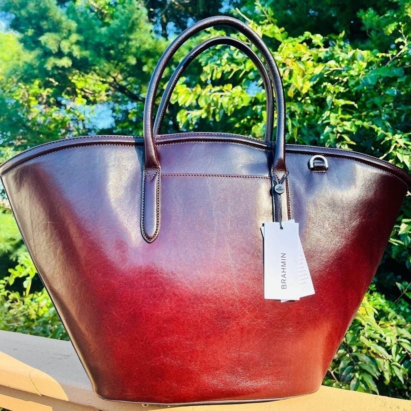 BRAHMIN Brahmin Mira Espresso Layton Shoulder Bag NWT Size ONE SIZE - 3 Thumbnail