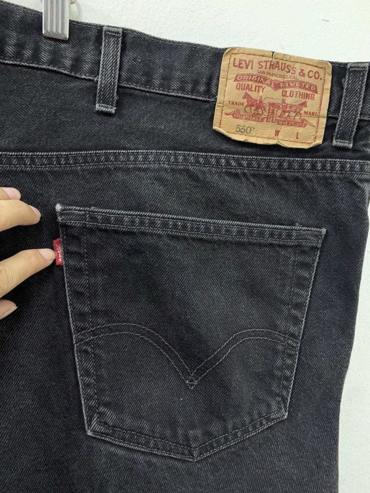 Levi's LEVIS 550 Black W59 Size US 44 / EU 60 - 5 Thumbnail