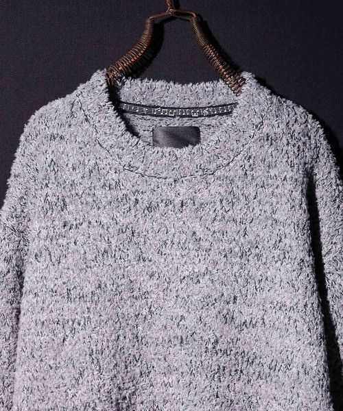 Number (N)ine Number nine SHORT FEATHER KNIT PULLOVER sweater Size US XL / EU 56 / 4 - 2 Thumbnail