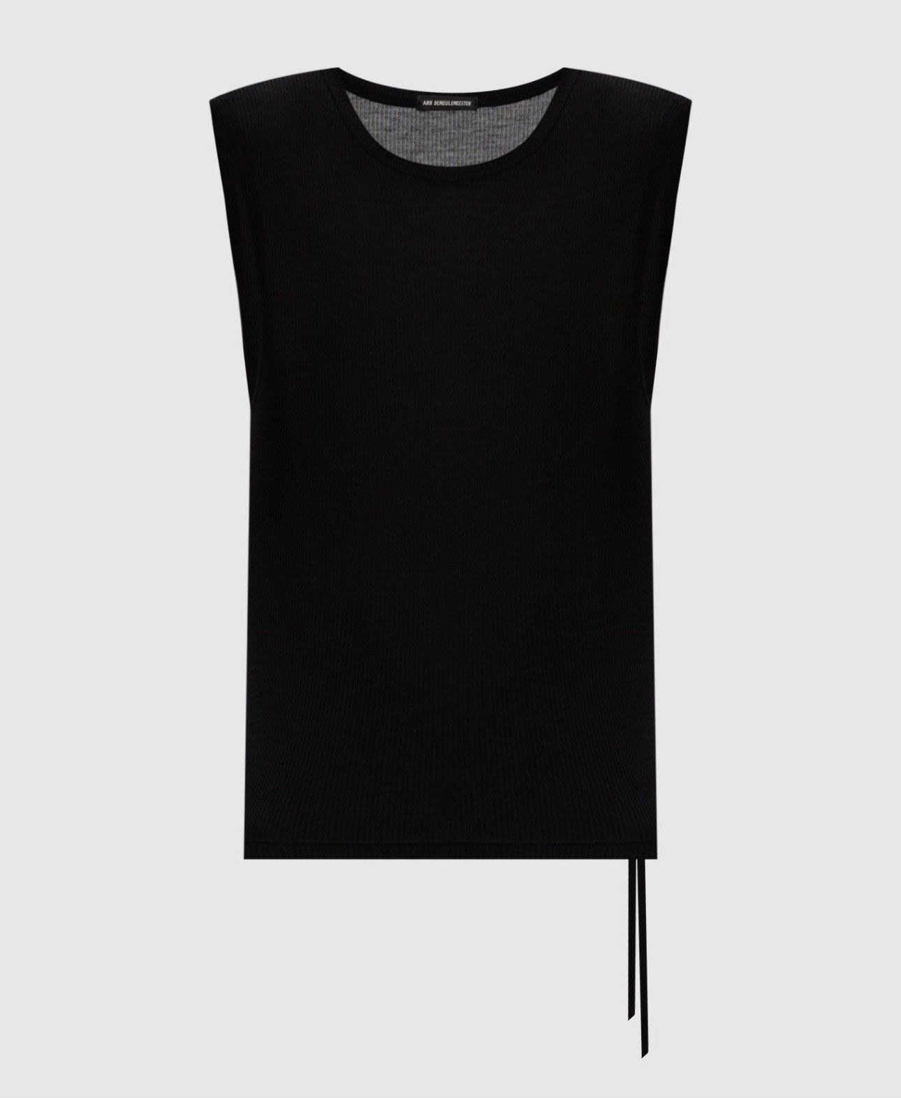 Ann Demeulemeester Last Ann Demeulemeester Ribbed Black Top Size M / US 6-8 / IT 42-44 - 1 Thumbnail