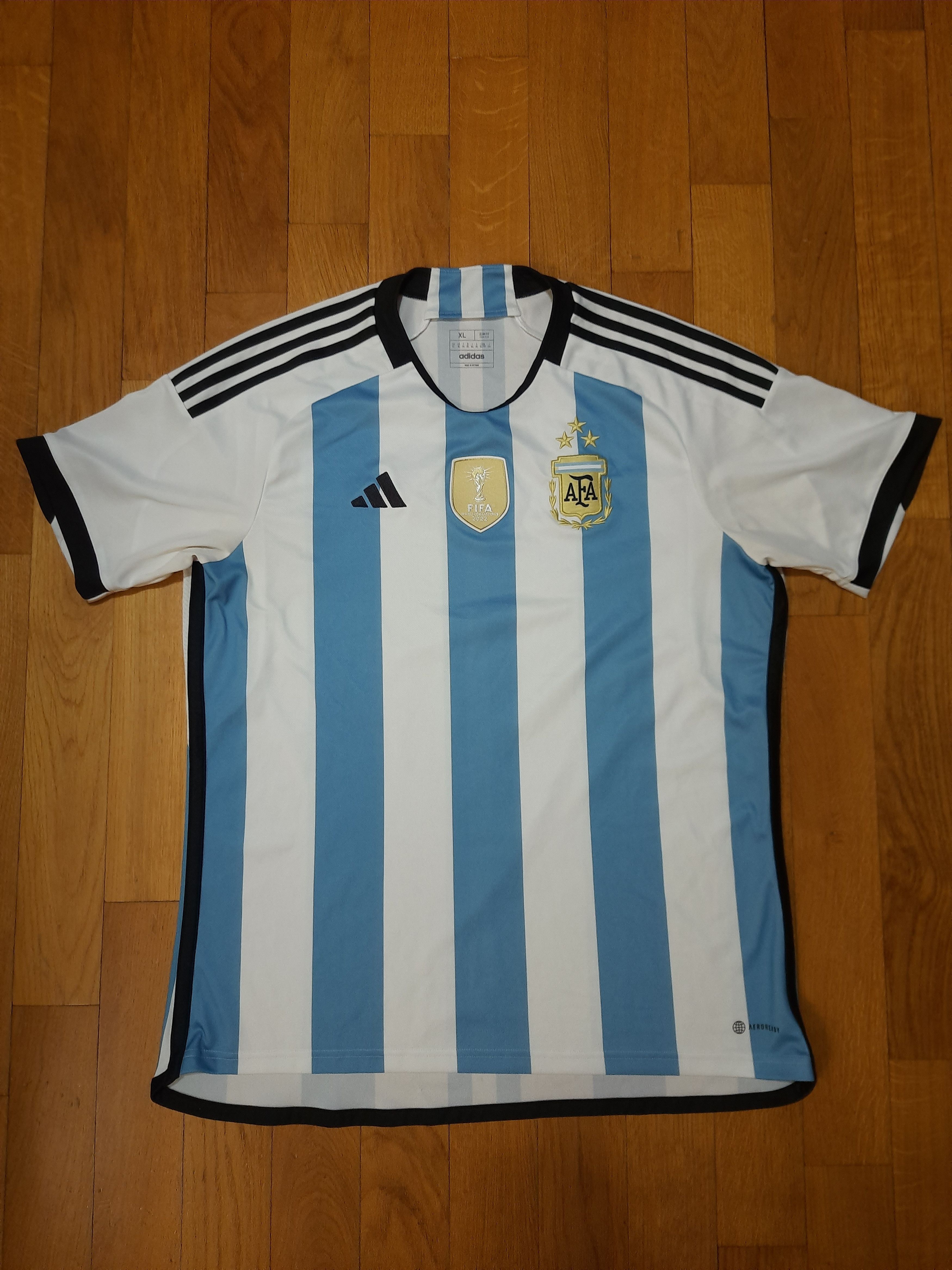 Other Argentina Fifa World Cup Final 2022 Y2k Football Soccer Size US S / EU 44-46 / 1 - 1 Thumbnail