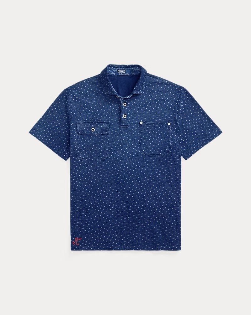 Polo Ralph Lauren Vintage RRL Polo Ralph Lauren Indigo Pocket Jersey Shirt Size US XL / EU 56 / 4 - 3 Thumbnail