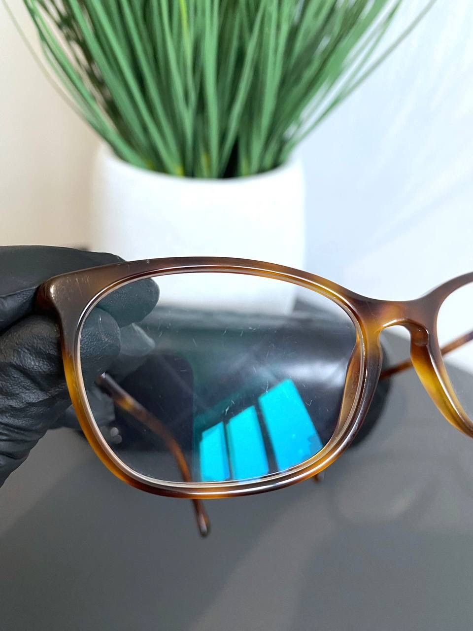 Chanel × Designer CHANEL Women's Rectangle Eyeglasses, 3281 c.1295 Size ONE SIZE - 10 Thumbnail