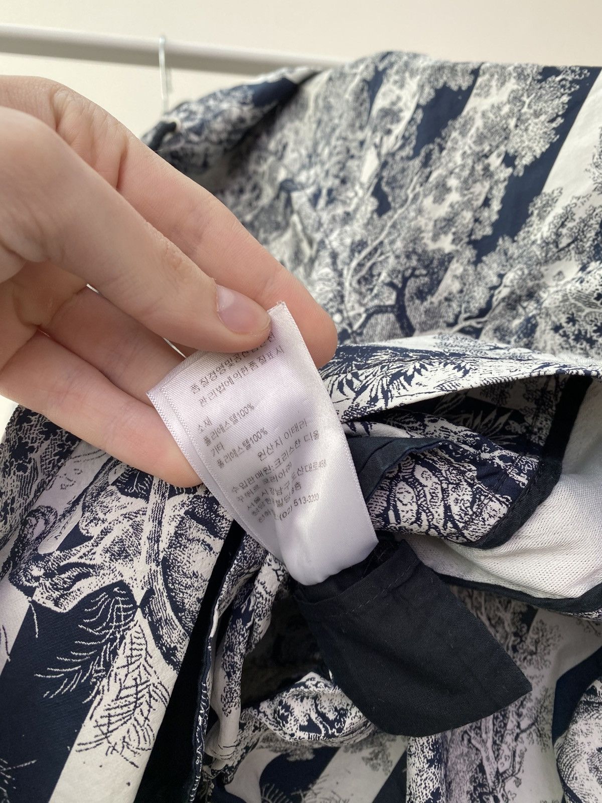 Dior Dior Women Short Hooded Dress Navy Blue Technical Jacquard Size S / US 4 / IT 40 - 14 Thumbnail