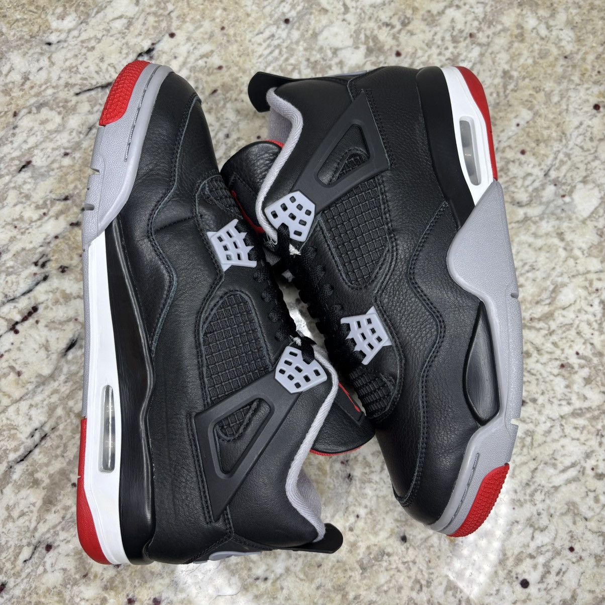 Jordan Brand Size 9 - Jordan 4 Retro Bred Reimagined WORN LIGHTLY W/BOX Size US 9 / EU 42 - 15 Thumbnail