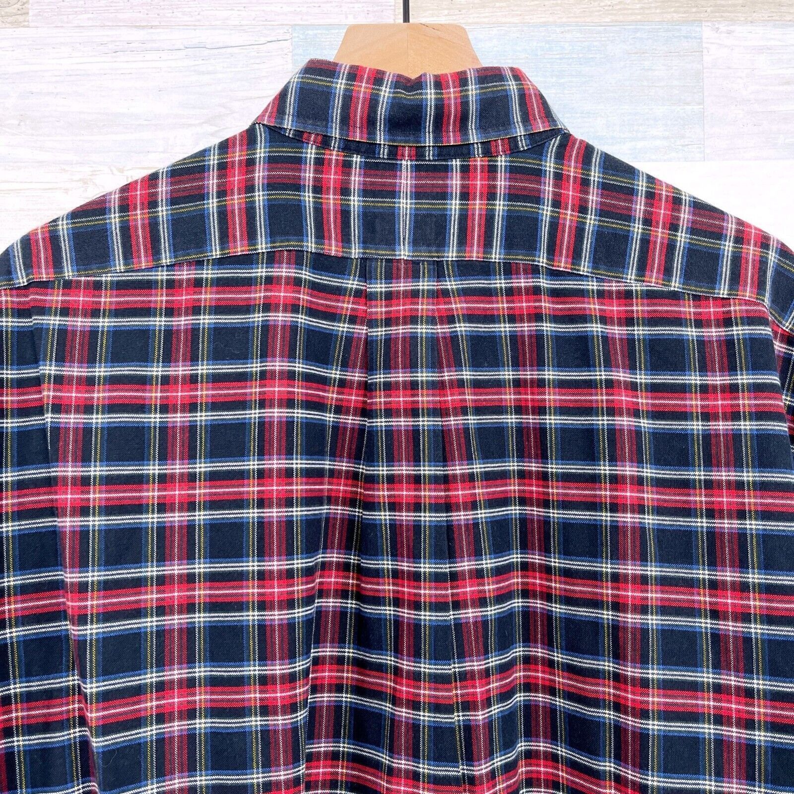 Lauren Ralph Lauren LRL Ralph Lauren Flannel Shirt Black Red Plaid Mens Large Size US L / EU 52-54 / 3 - 5 Thumbnail