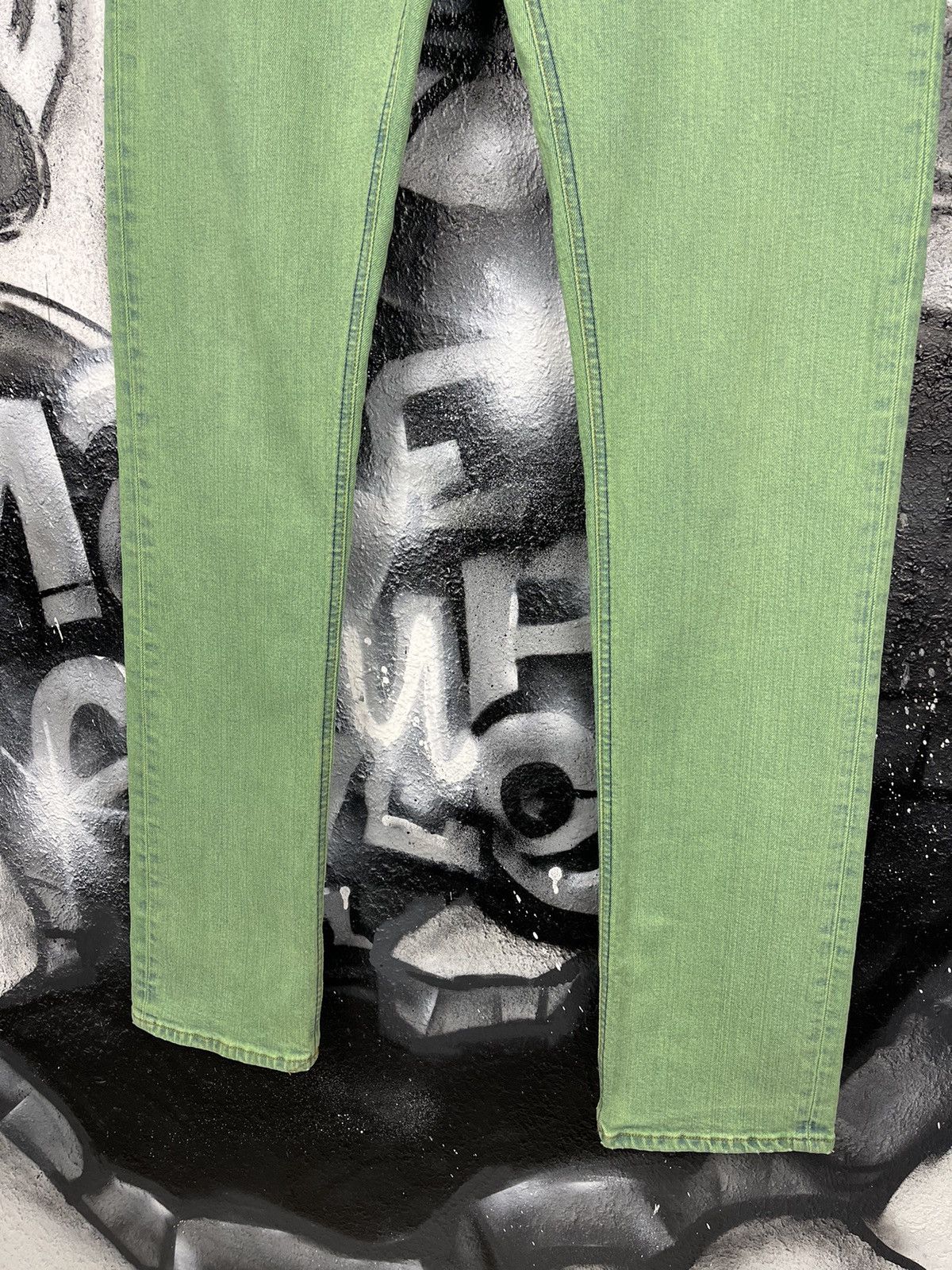 Nudie Jeans Nudie Jeans Co. Light Green Slim Fit Denim Jeans Size 33 Size US 33 - 6 Thumbnail