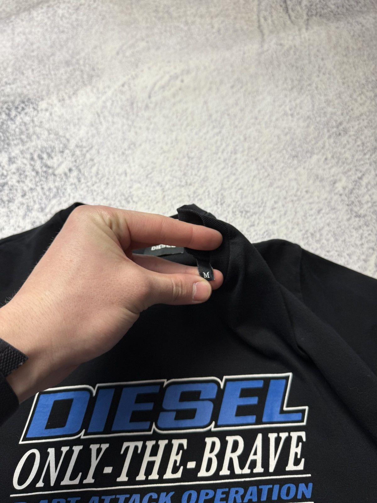 Diesel Mens Diesel T-shirt Only-the-Brave Size US M / EU 48-50 / 2 - 11 Thumbnail