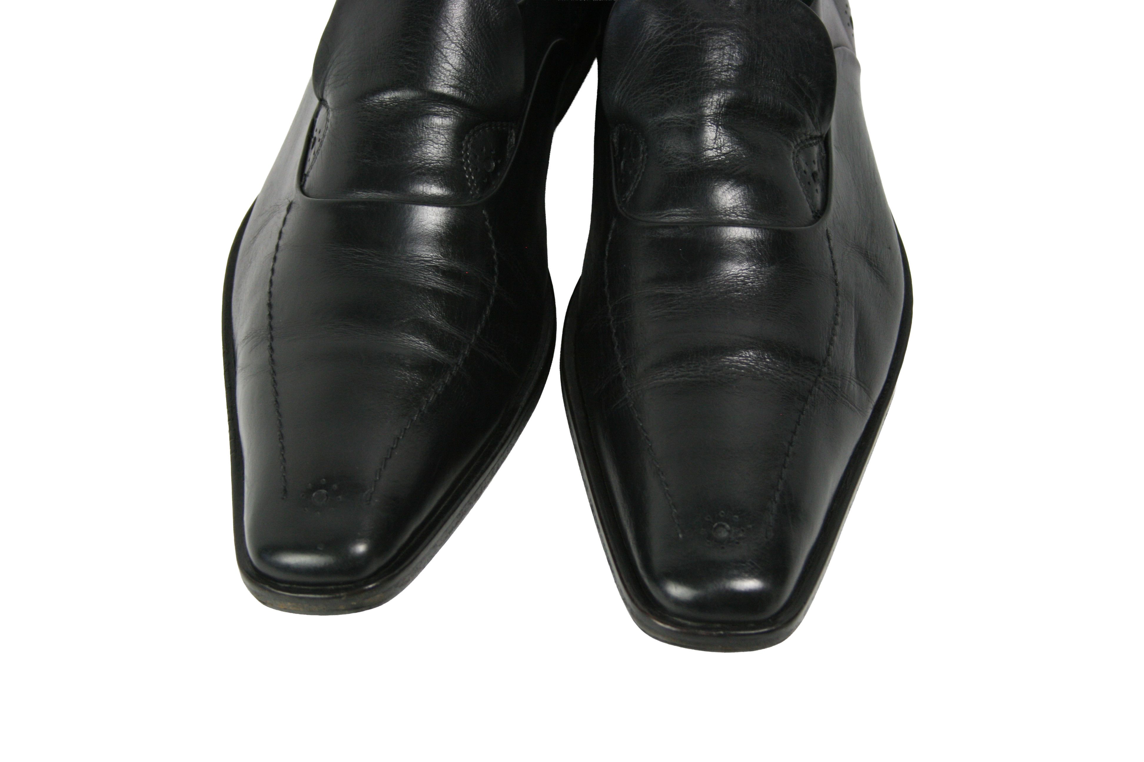 Kenzo 00S Avant Garde Y2K Chisel Toe Leather Loafers Shoes Vintage Size US 8 / EU 41 - 5 Thumbnail