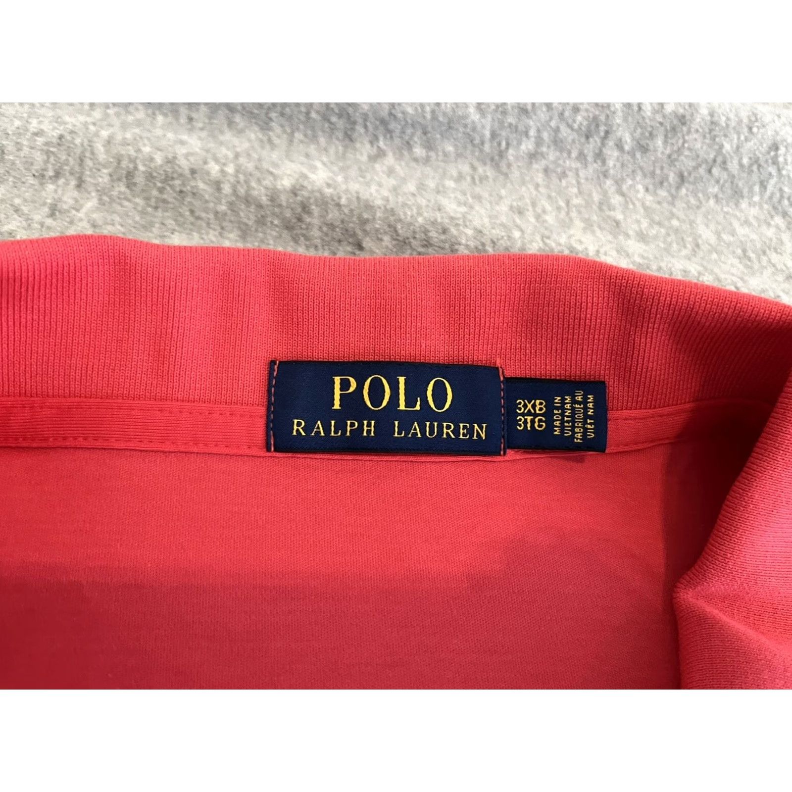 Polo Ralph Lauren Polo Ralph Lauren Polo Shirt Mens 3XB Pink Big 3X Short Sleeve Cotton Polo Shirt Pink Mens 3XB Polo Ralph Lauren Size US XXL / EU 58 / 5 - 3 Thumbnail