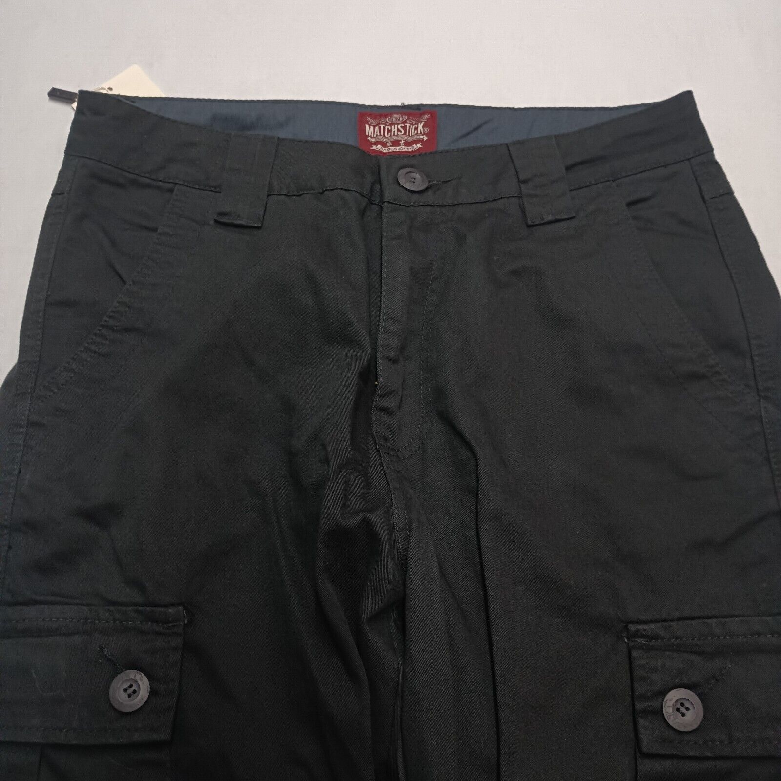 & Other Stories Matchstick Cargo Pants Men’s 33x32 Black Cargo Tactical Size US 33 - 3 Thumbnail