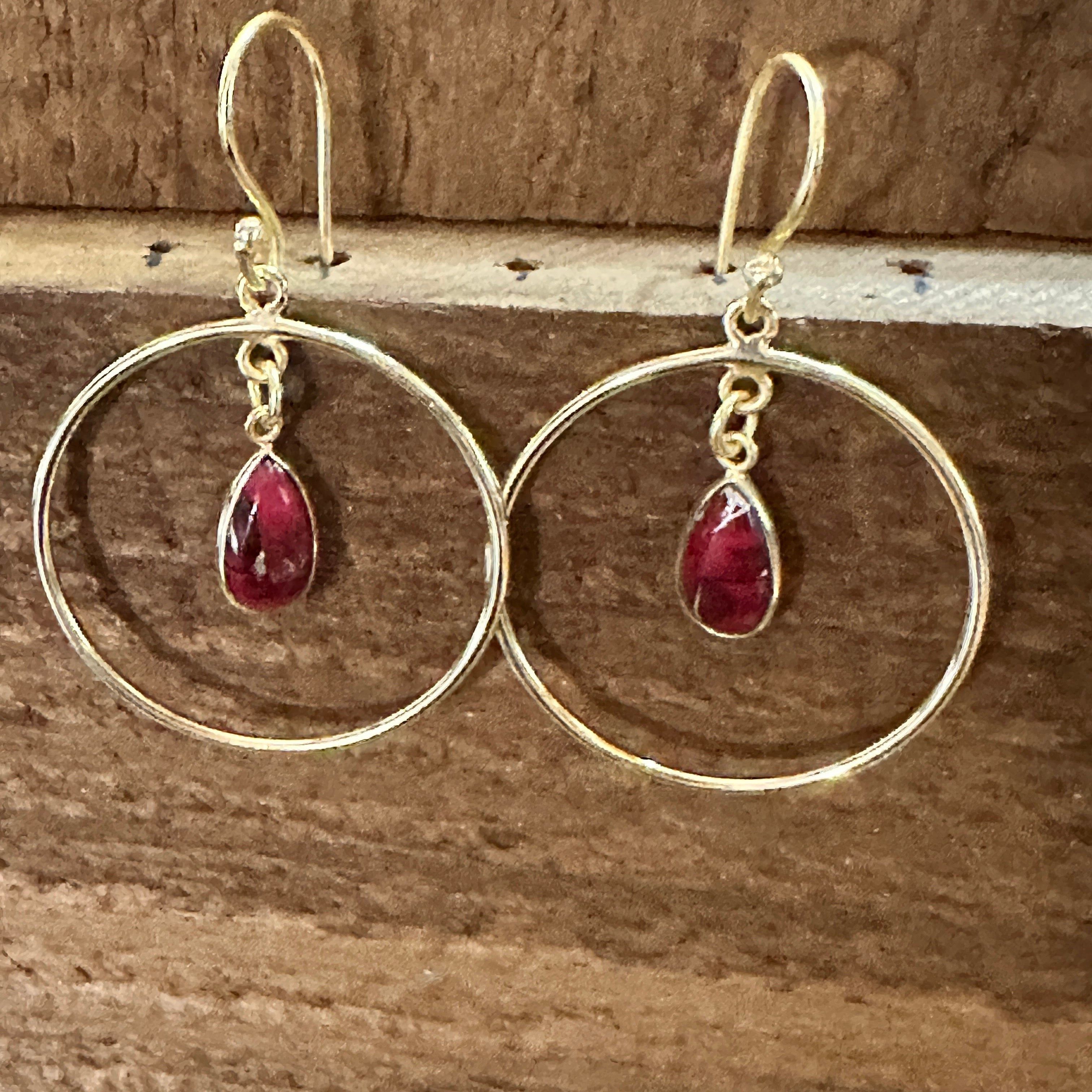 Other Golden Dahlia Rose Handmade Gold Plated Earrings, Natural St Size ONE SIZE - 1 Thumbnail